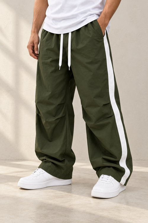 Pantalón Baggy Línea Lateral Hombre