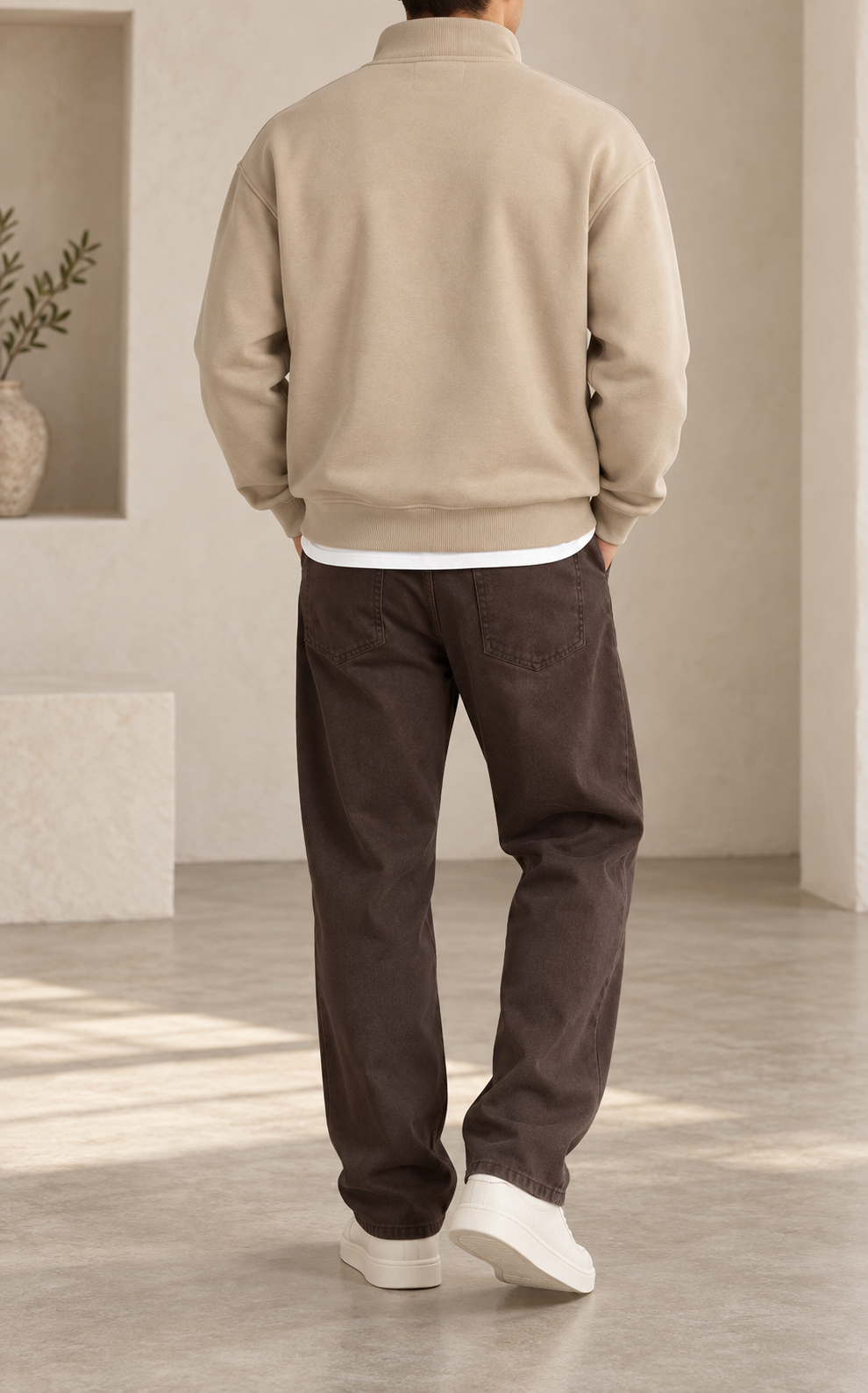 Beige desierto trasera