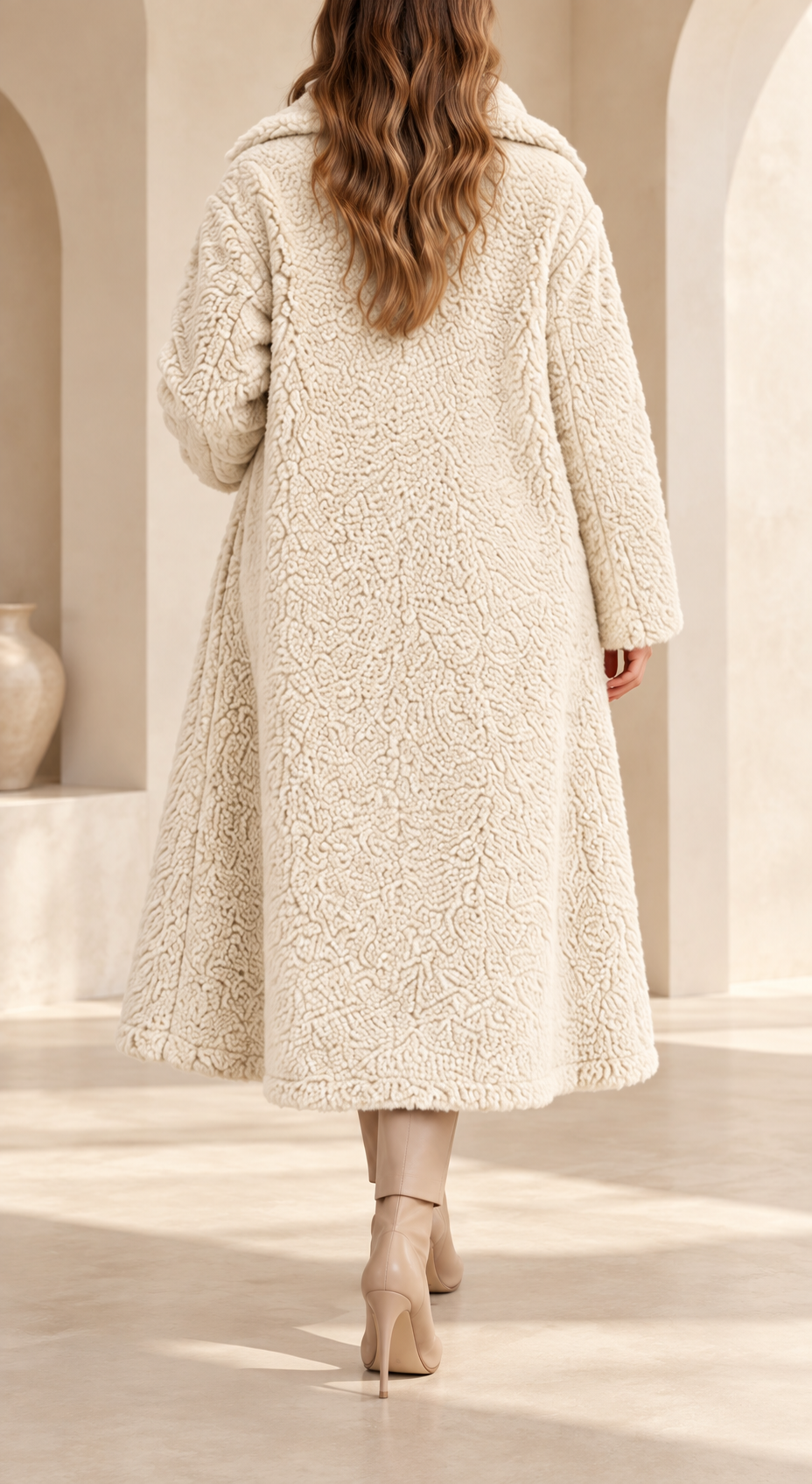 Conjunto de Borrego + Jersey Blanco trasera