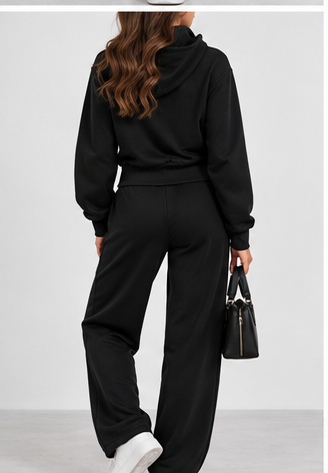 Conjunto cremallera negro trasera