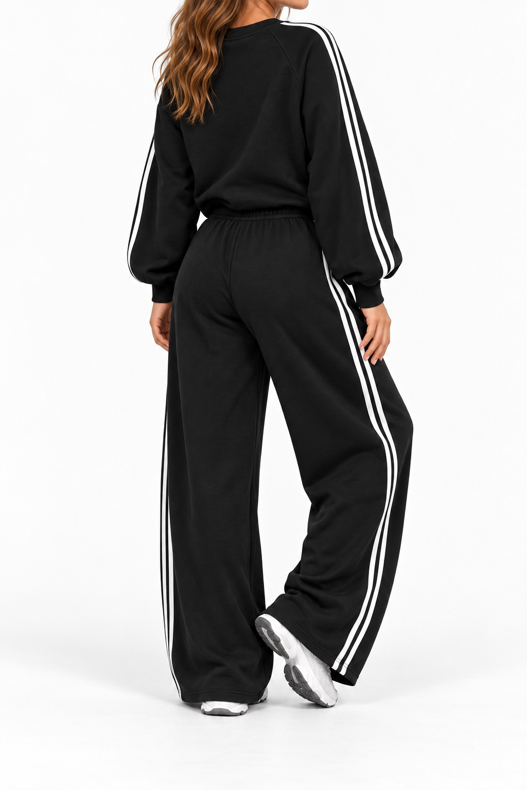 Conjunto Sport Chic negro - trasera postura distinta