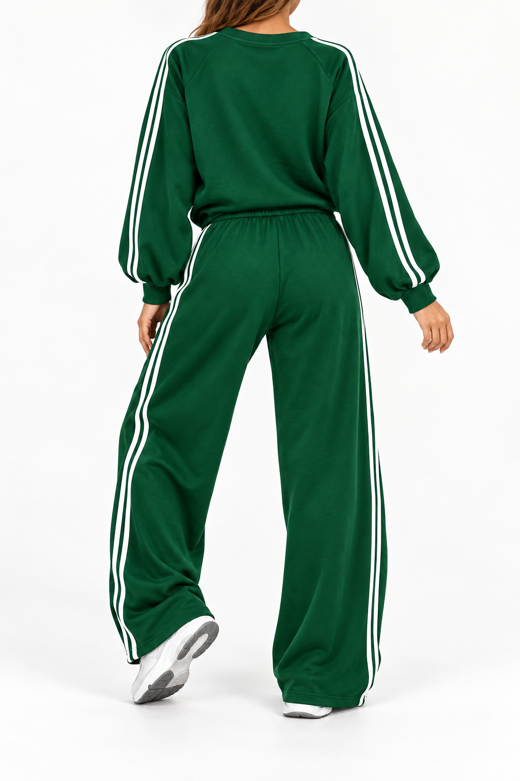 Conjunto Sport Chic verde esmeralda - trasera postura distinta