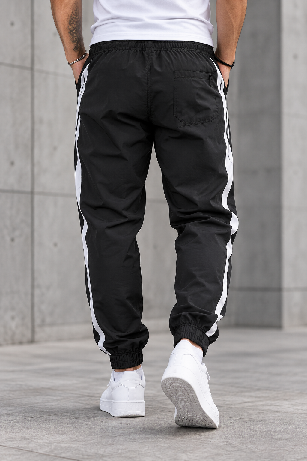 Pantalón Jogger Urbano de Hombre - Negro trasera