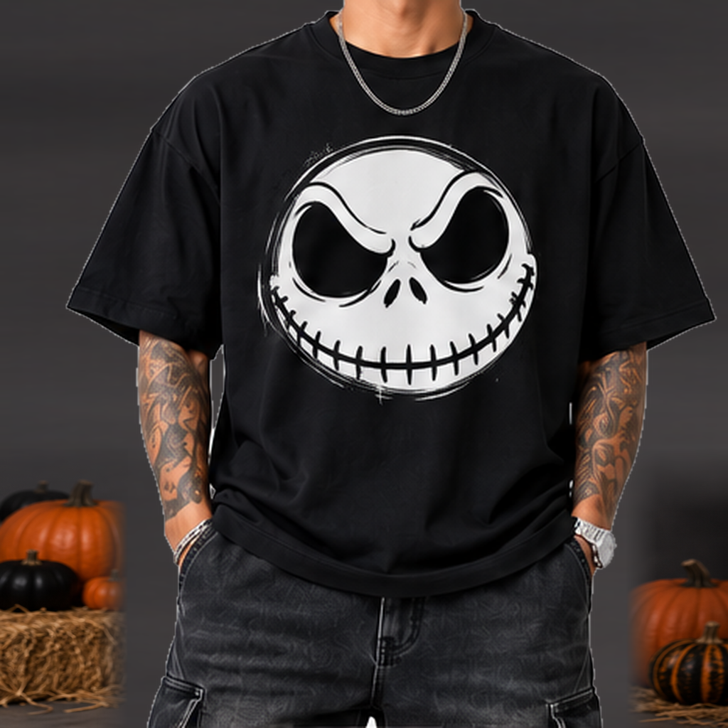 Camiseta Halloween 13 Hombre Negro frontal