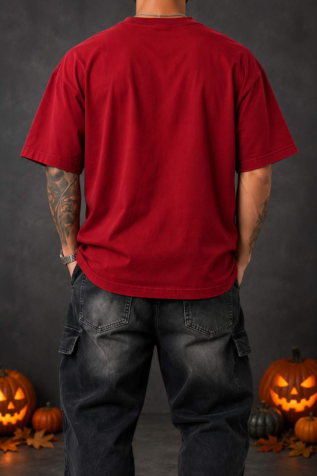 Camiseta Halloween 13 Hombre Sangre trasera