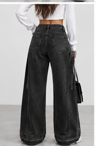 Jeans negros trasera