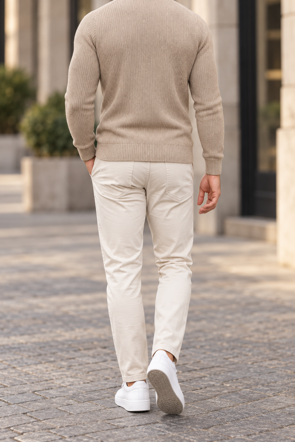 Beige desierto trasera