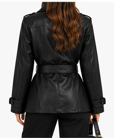 Chaqueta Verona negra trasera limpia